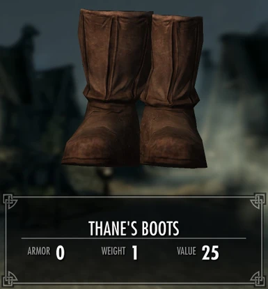 Thanes Boots - Inventory View