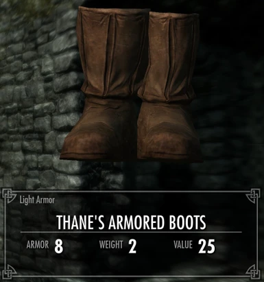 Thanes Armored Boots - Inventory View