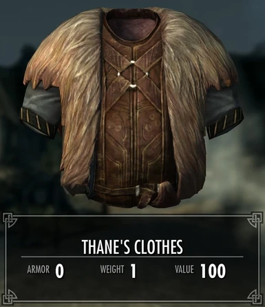 Thanes Clothes - Inventory View