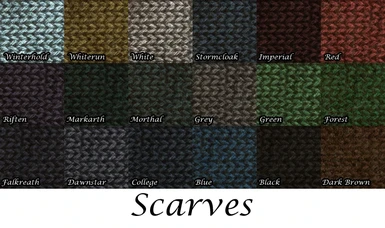 Scarves Colors