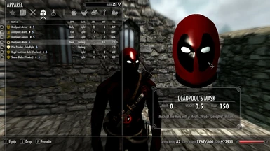 Deadpool's Mask