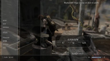 Elven only Bow and Arrow