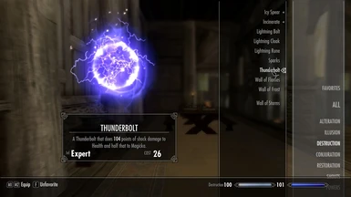 More powerful Thunderbolt spell