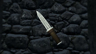 Ornate Steel Shiv (Dagger)