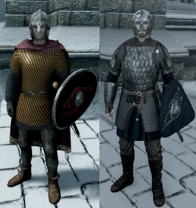 Tullius and Ulfric's civil war battle armor