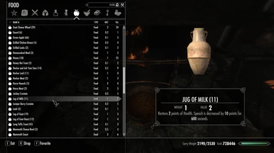 Jar of milk