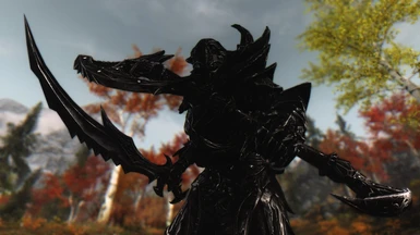 Spooky Edits - Darker Daedric Armor and Weapons