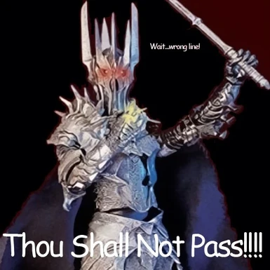 Thou shall not Pass