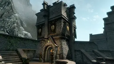 Banners v1.0 on the Thalmor Headquarters in Solitude
