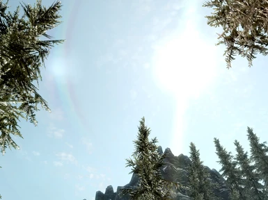 Realistic with Squinting Sunflare