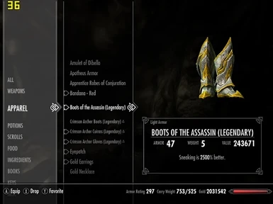 Boots of the Assassin