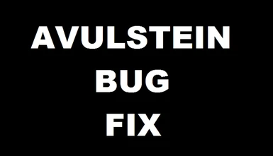 Avulstein bug fix