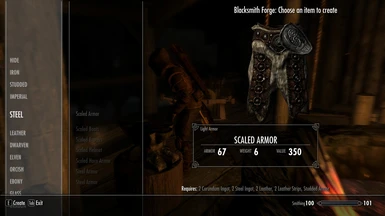 Scaled Armor - requires studded armor