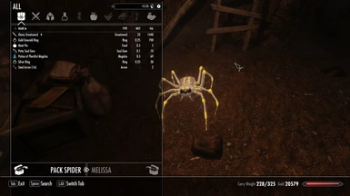 Pack Spider carries your stuff