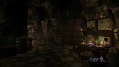 View of the alchemy and enchanting station