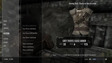 Grey Thieves Guild armor