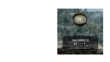 Clam chowder