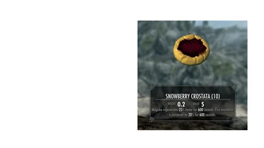 Snowberry crostata