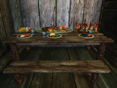 Table with food storage -Credits to Nihsome