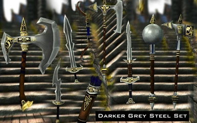 Darker Grey Steel Set