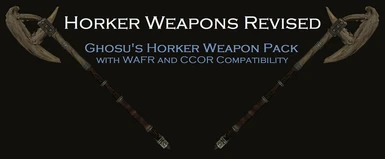 Horker Weapons Revised