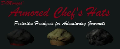 Armored Chef Hats   Small