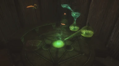 Alchemy table and Acrolyta the bee