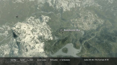 Moonshimmer Mine - Map