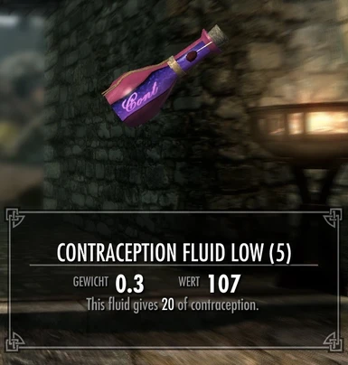 Contraception fluid