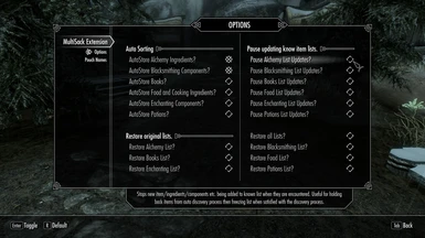 Pause update to item lists