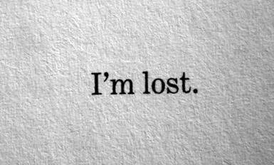 im lost