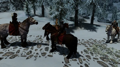 Serana Aurlyn and Vilja - Immersive Horses mount