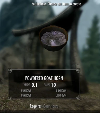 New Ingredient - Powdered Goat Horn
