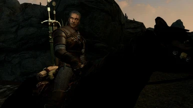 Geralt in Skyrim