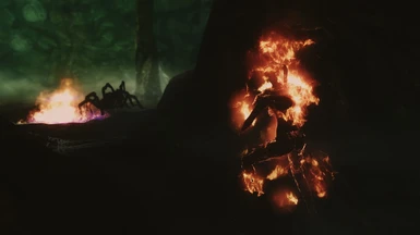 Flames with Grim and Somber Azura ENB