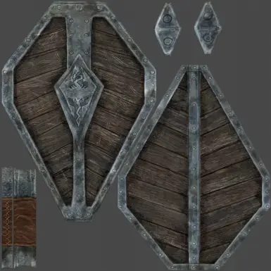 Shields For 'imperial Heavy Armor Remaster' At Skyrim Nexus - Mods And 