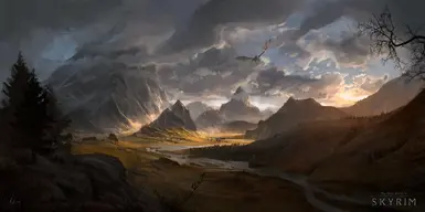 48074 elder scrolls skyrim artwork
