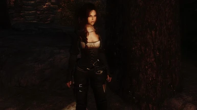 Another custom compiled outfit I created from pieces of other wonderful armor mods