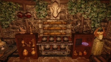 Display Room - Elder Scrolls, Black Books, Thieves Guild and Auriel's Items