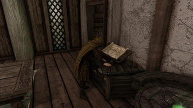 Farengar, about 2  seconds before bemoaning this damnable conflict that has claimed everyone's passions of late, and noting that he prefers his books and his spells