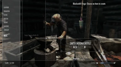 empty skooma bottle