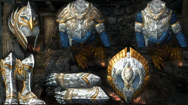 Winter elven armors set