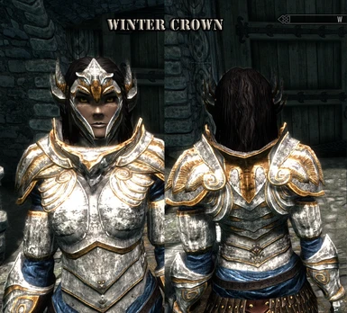 Winter elven crown