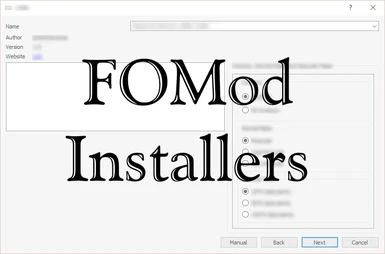 FOMod Installers title