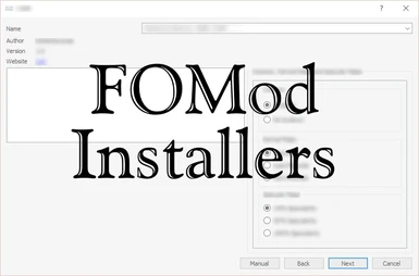 how to make a fomod installer skyrim sse