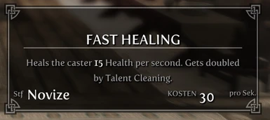11 Spell Fast Healing Base