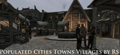 populated cittie towns and villagers