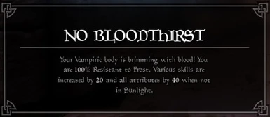 No Bloodthirst Description