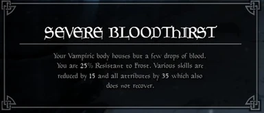 Severe Bloodthirst Description