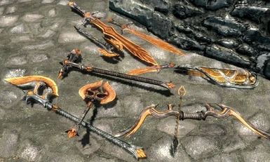 Amber weapons